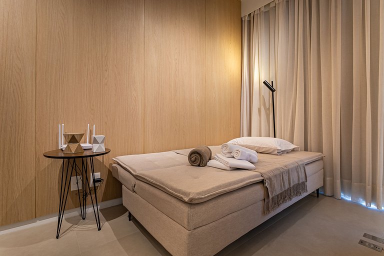 Studio Condomínio Club de Frente Mar Campeche