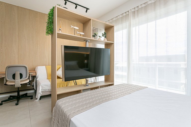 Studio Condomínio Club de Frente Mar Campeche